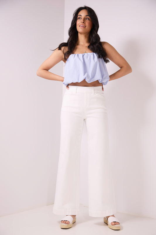 Secret Figure High-Rise Wide-Leg Jeans