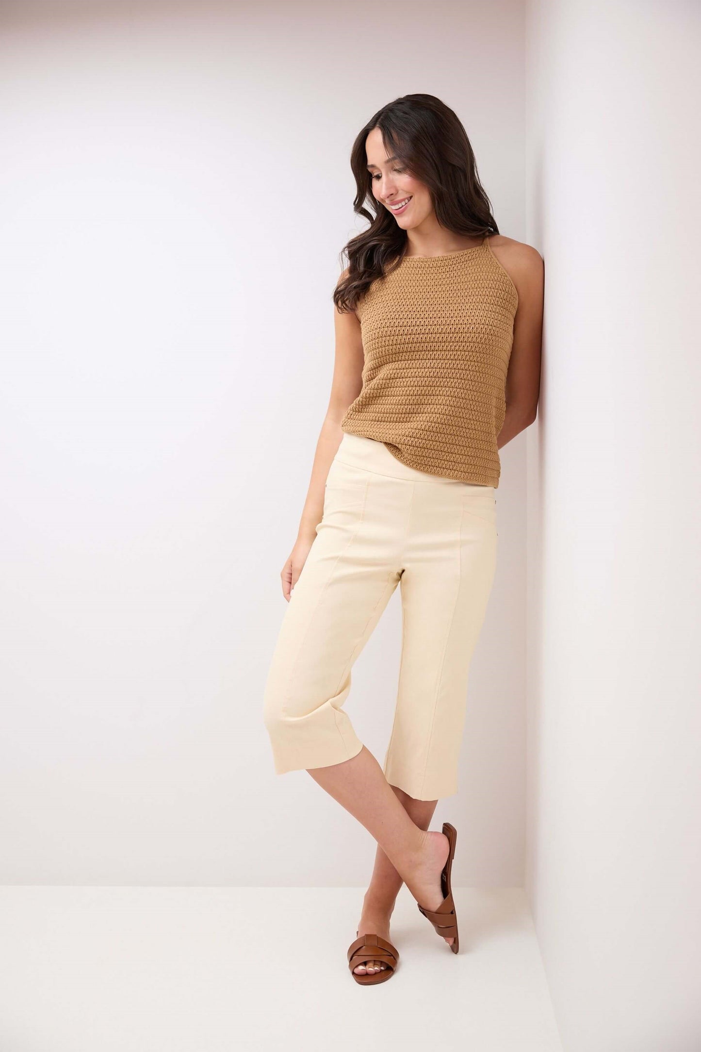 Rekucci EcoCosy Ease Into Comfort Capri with Seams