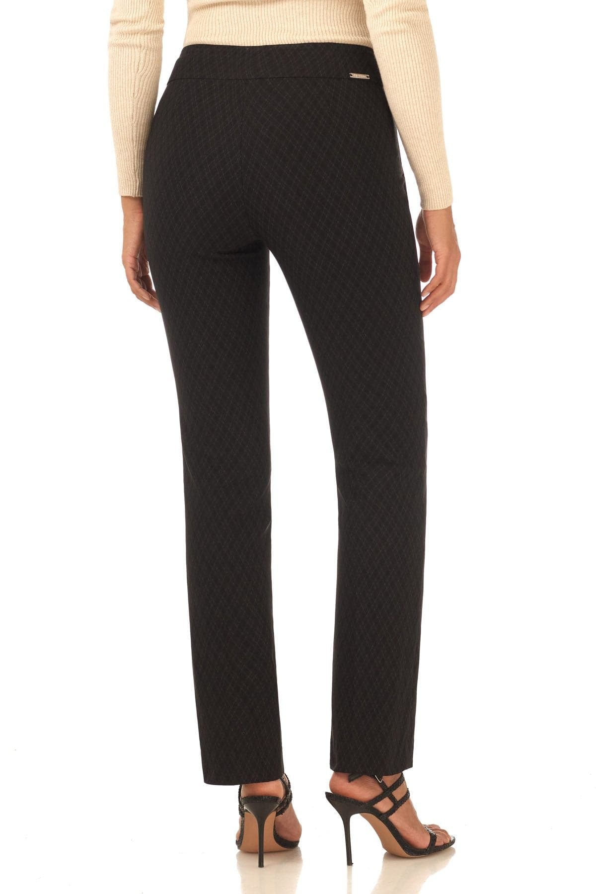 Straight leg pants with tummy control