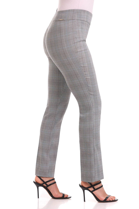 Straight leg pants with tummy control