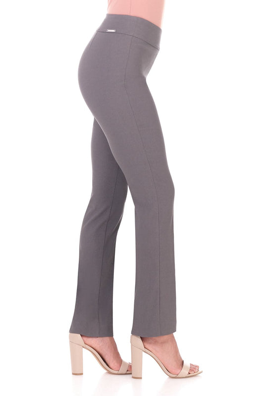 Straight leg pants with tummy control