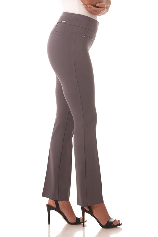 Secret Figure Pull-on Straight Pants with Tummy Control