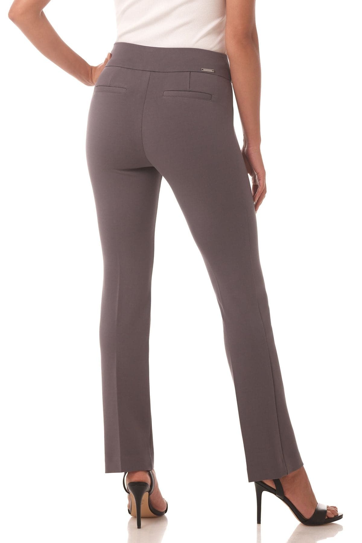 Secret Figure Pull-on Straight Pants with Tummy Control