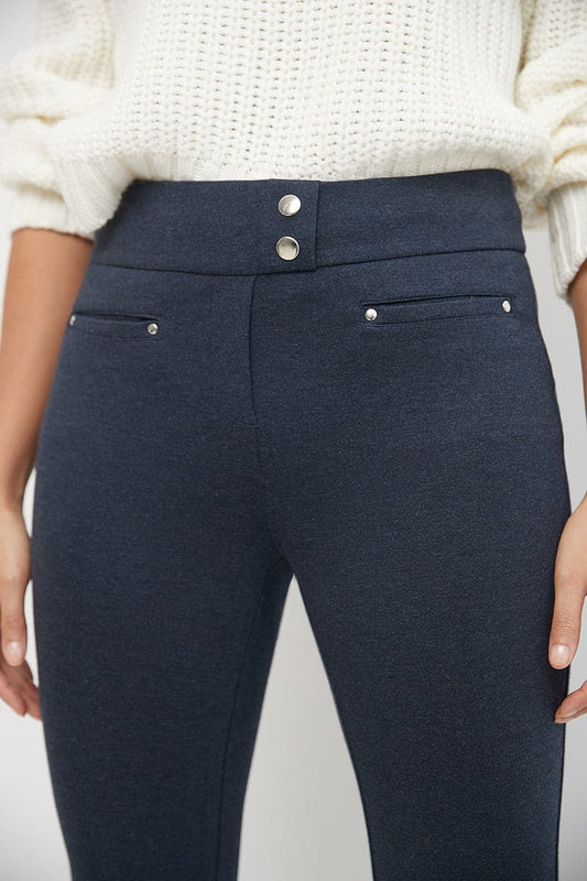 Secret Figure Pull-on Straight Pants with Tummy Control