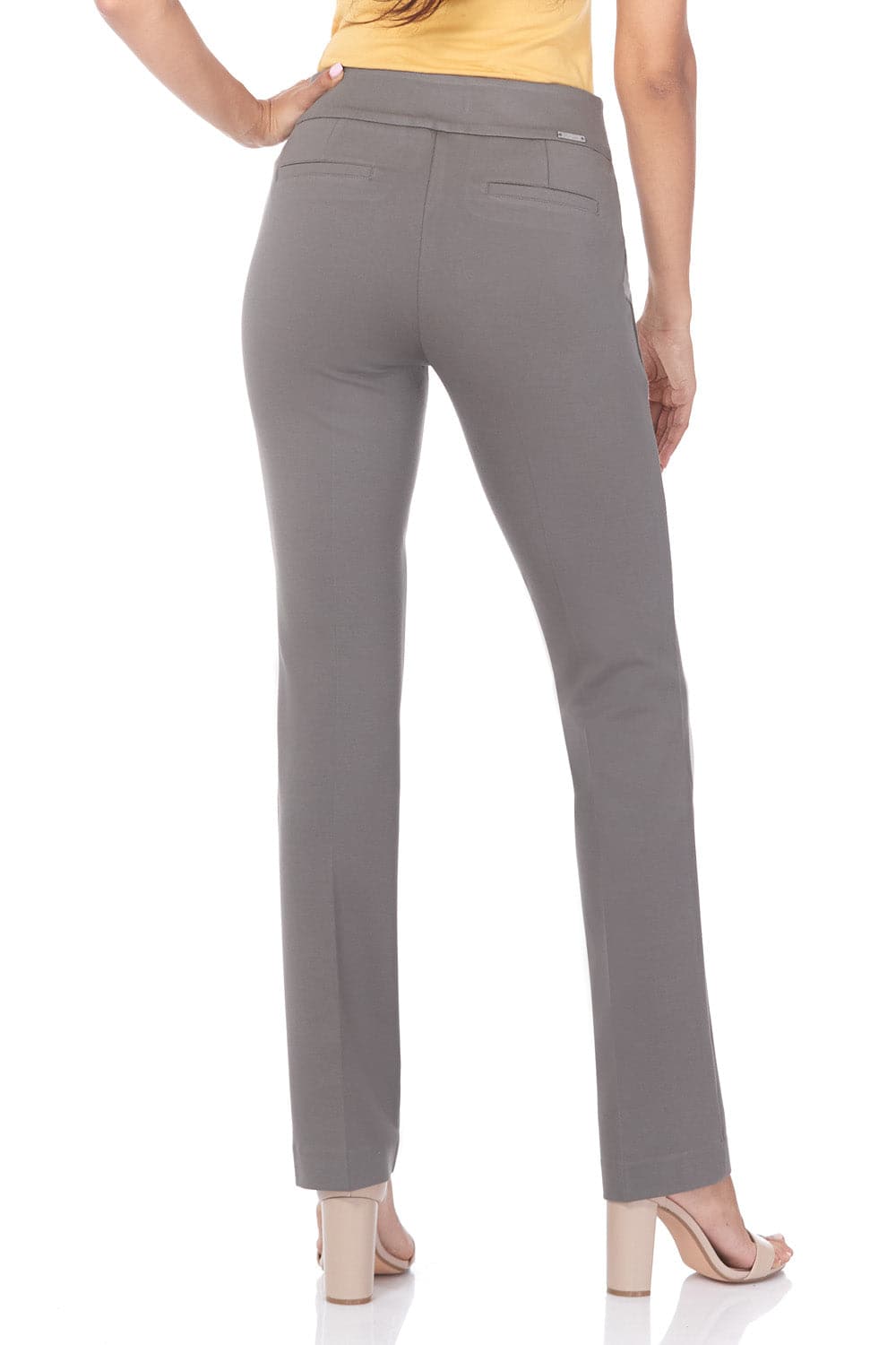Secret Figure Pull-on Straight Pants with Tummy Control