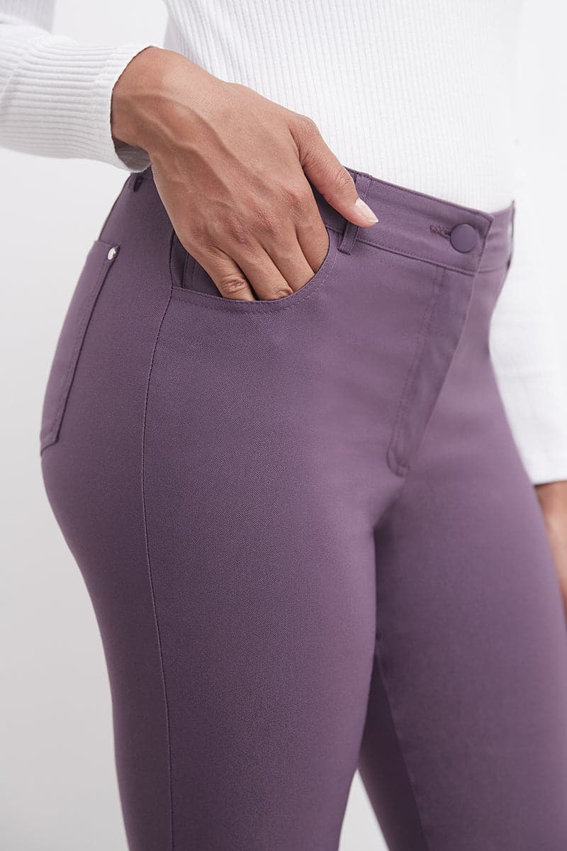 Stretch 5 pocket straight leg pants