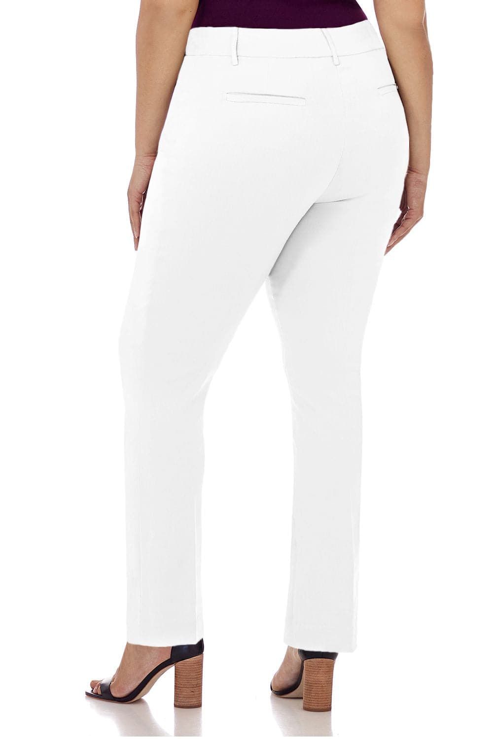 Curvy Pull-on Tummy Control Pants with Real Pockets