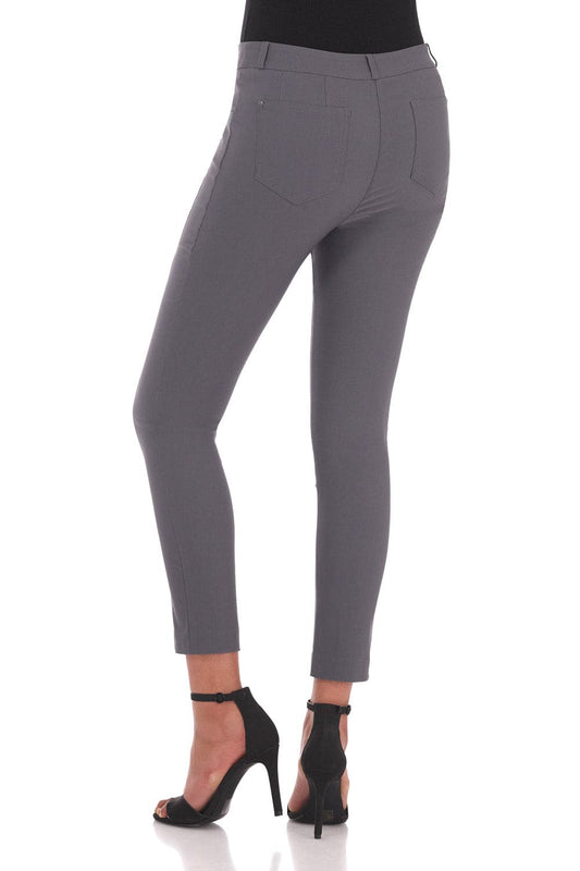 Stretch Ankle Pants with 5 Pockets