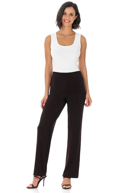 Travel Collection Wrinkle-Resistant Straight Leg Pants
