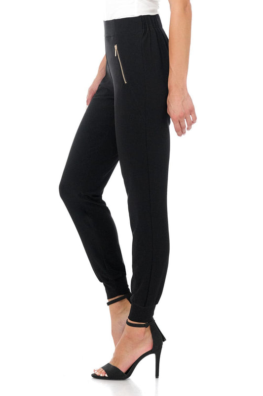 Travel Collection Wrinkle-Resistant Pants with Zippered Pockets