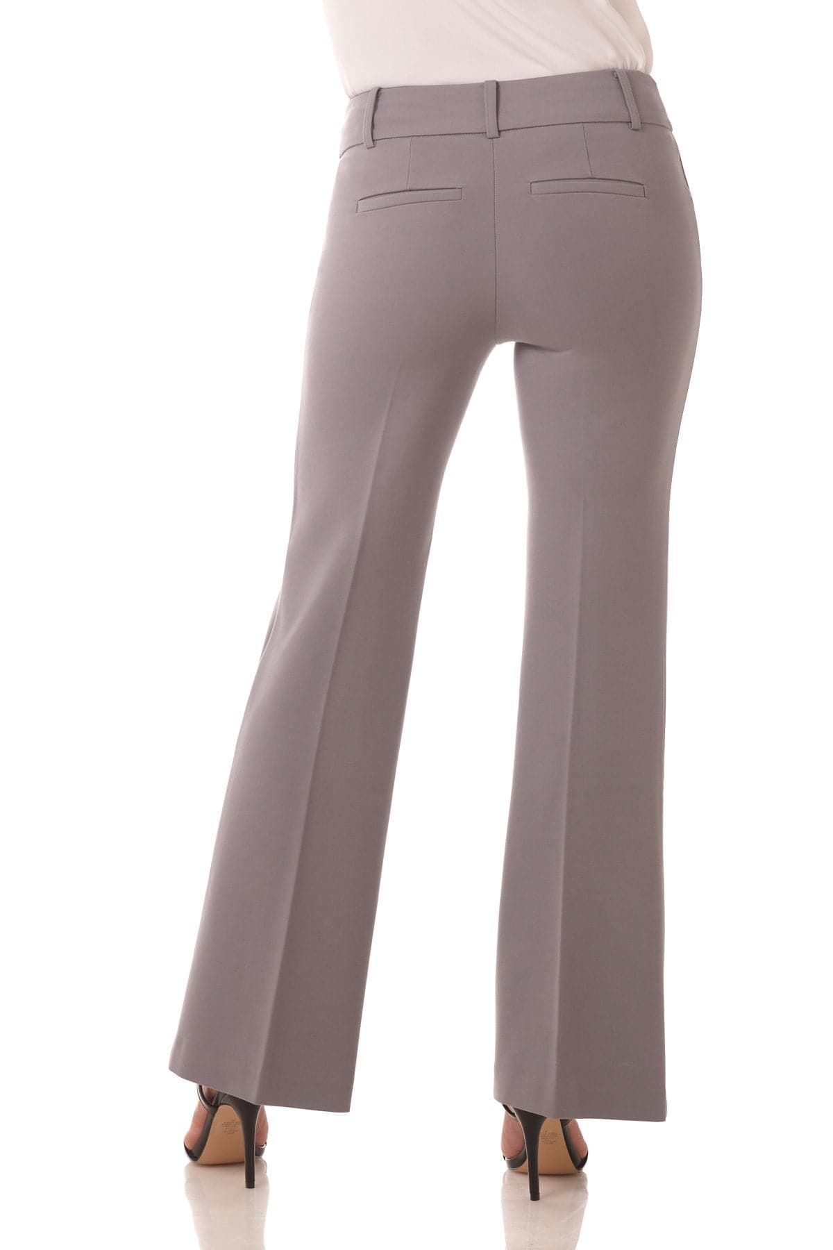 Rekucci Women's Secret Figure Pull-On Knit Wide Leg Pant