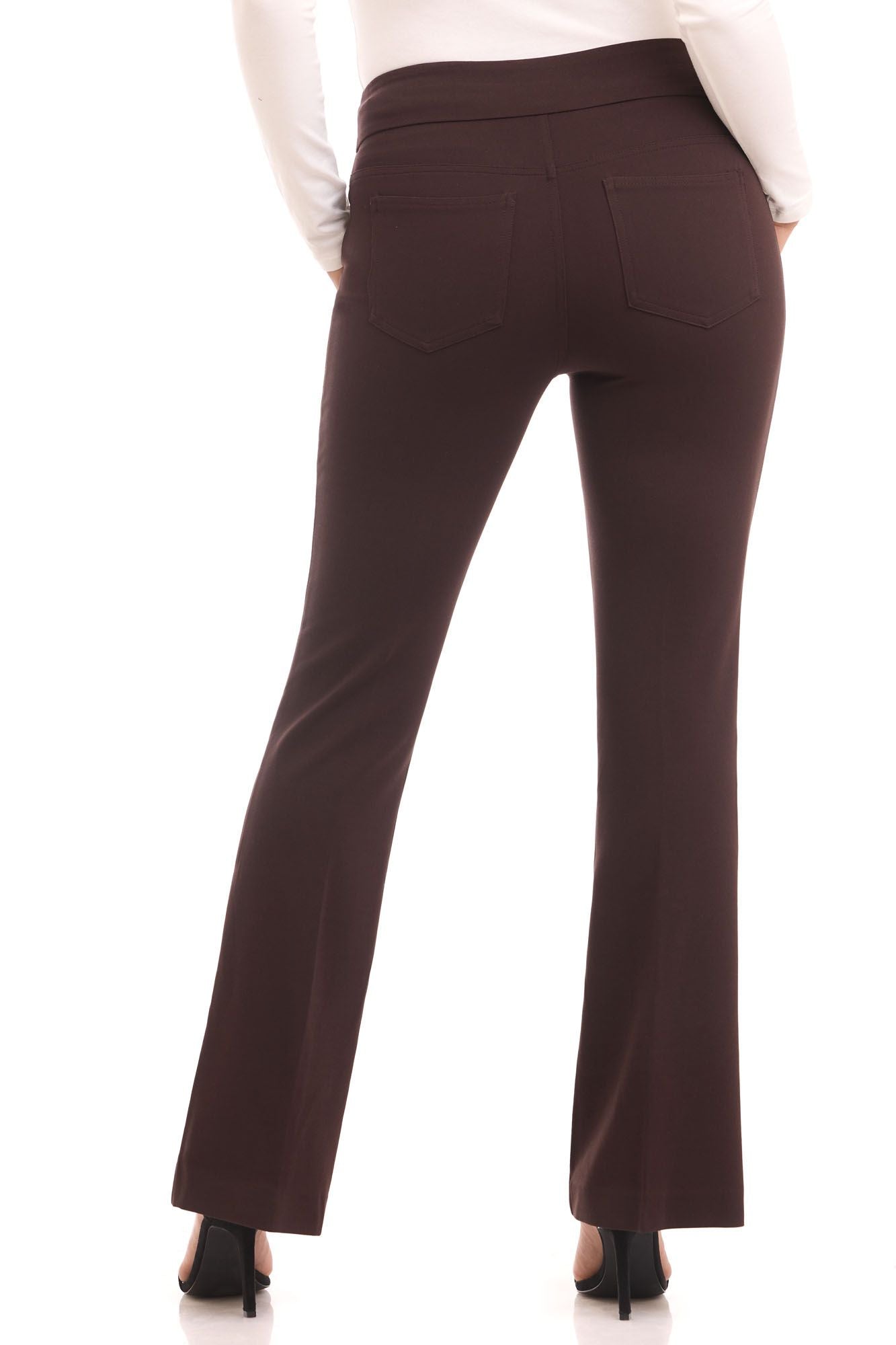 Secret Figure Pull-On Knit Bootcut 5 Pocket Pant