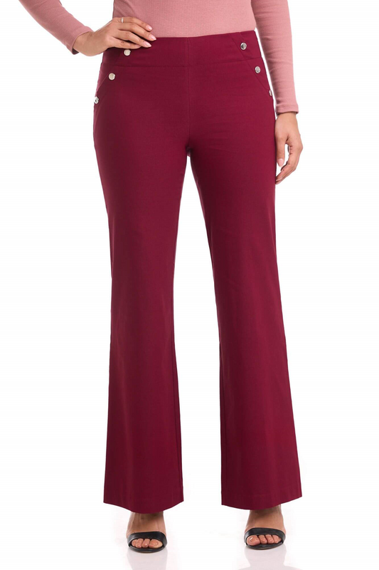 Rekucci EcoCosy Comfort Wide Leg Pull-On Pant