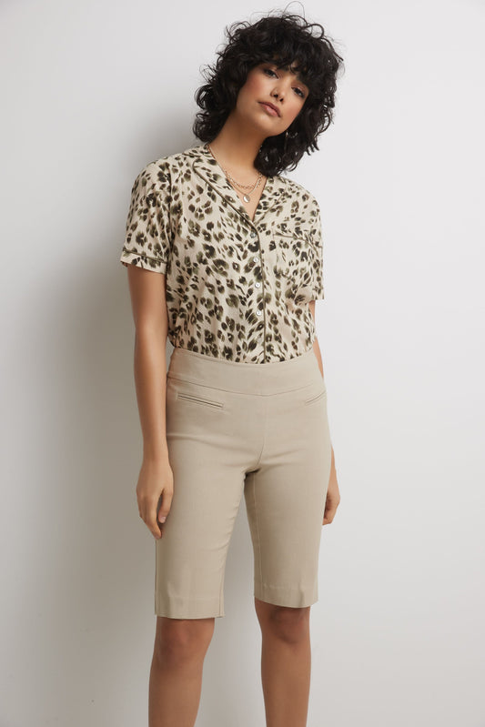 Women’s 12” Classic Shorts with Fake Front Pockets