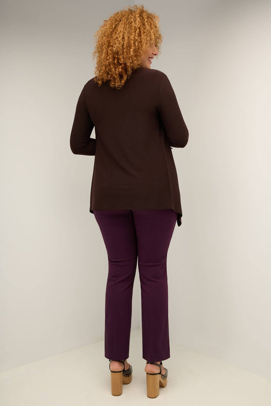 Travel Collection Plus Size Open-front Cardigan