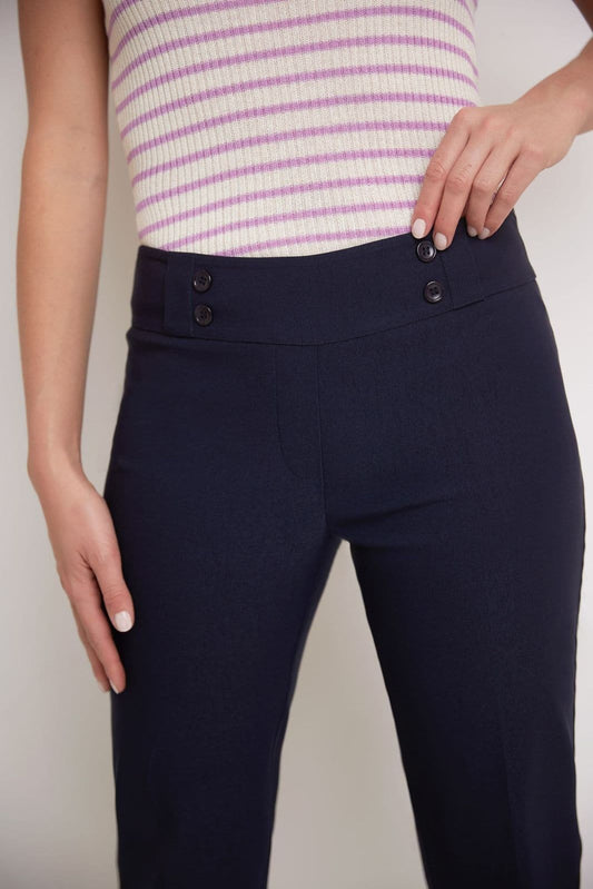 Women’s Straight Leg Capris with Chic Styling