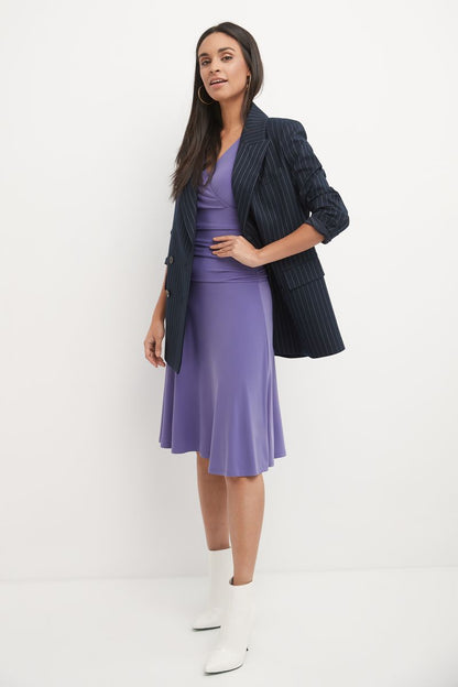 Form-Fitting Sleeveless Dress with Tummy Control