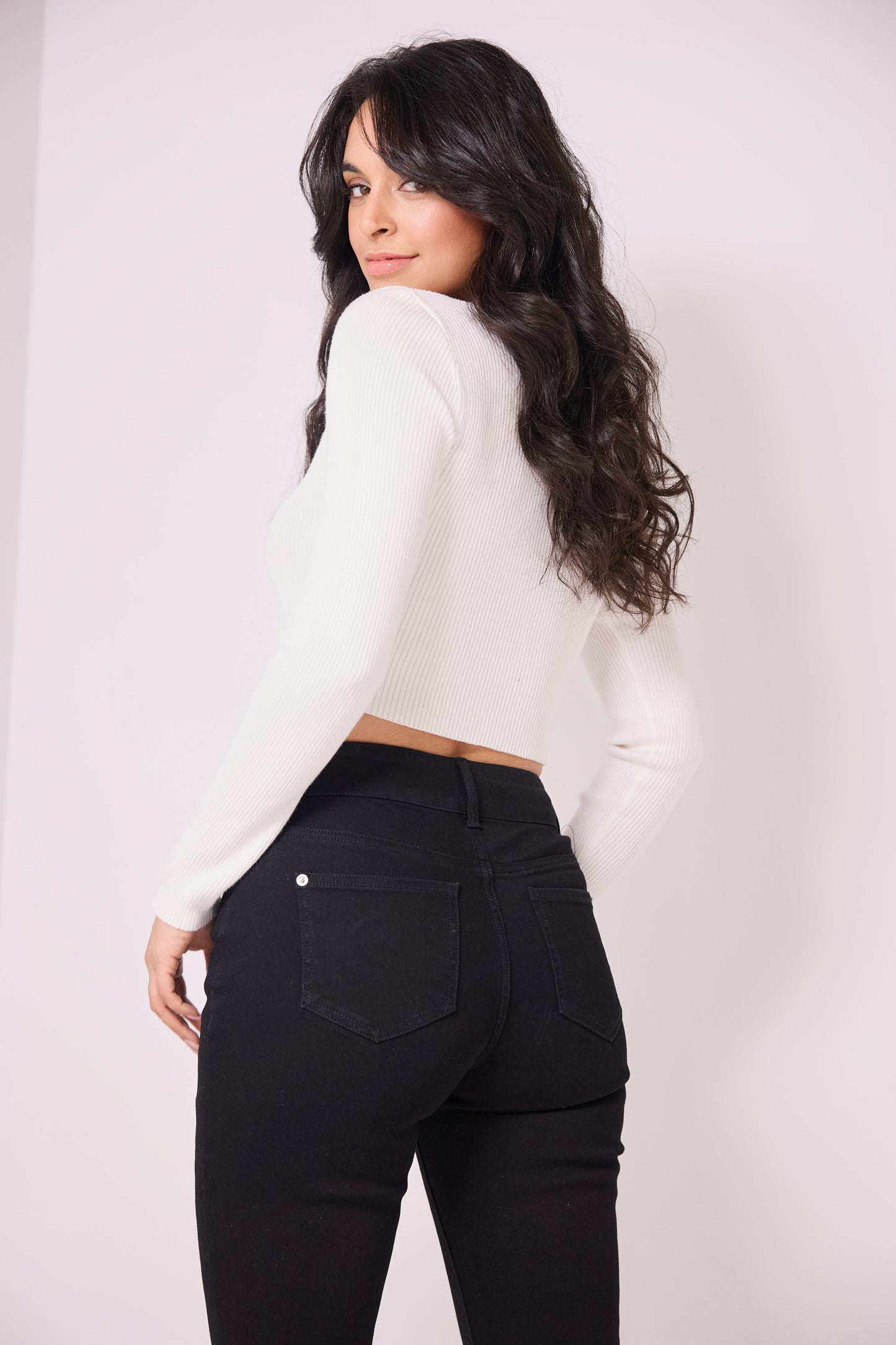 Pull-on Bootcut Jeans with real pockets