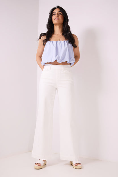 Secret Figure High-Rise Wide-Leg Jeans