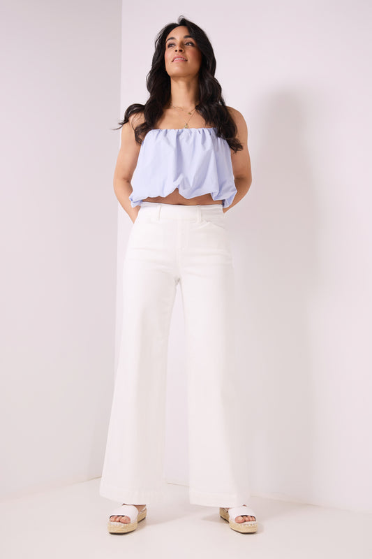 Secret Figure High-Rise Wide-Leg Jeans