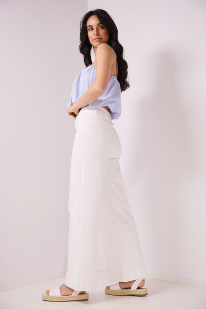 Secret Figure High-Rise Wide-Leg Jeans