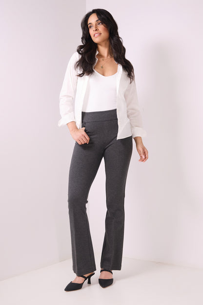 Secret Figure Pull-On Knit Bootcut 5 Pocket Pant