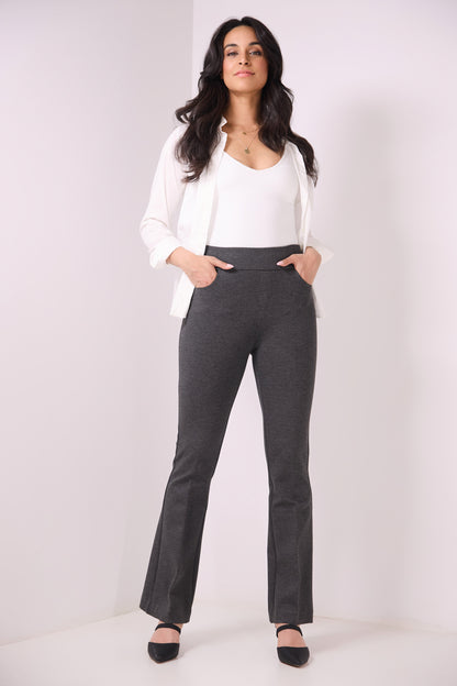 Secret Figure Pull-On Knit Bootcut 5 Pocket Pant