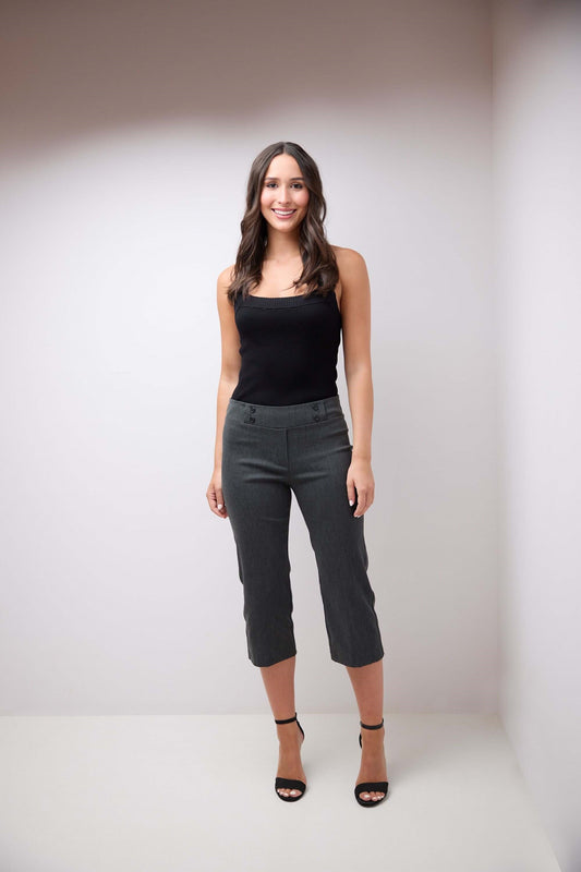 Women’s Straight Leg Capris with Chic Styling