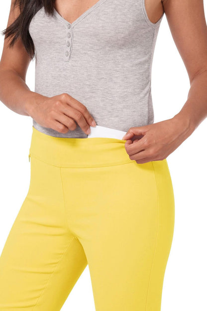 Secret Pocket Capris with Wide Waistband