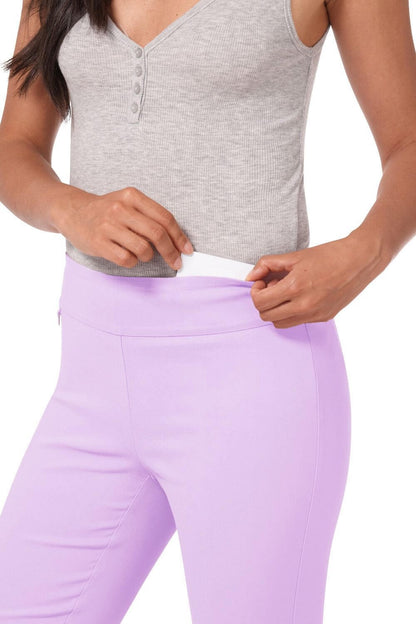 Secret Pocket Capris with Wide Waistband