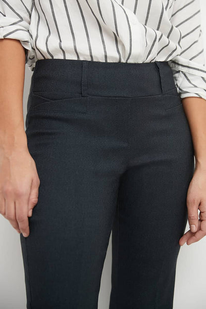 Barely Bootcut Pants with Fake Pockets