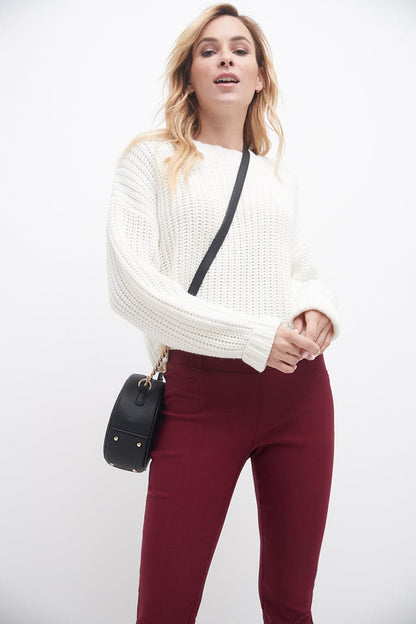 Slimming classic pants