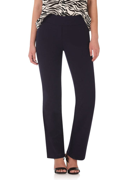 Rekucci Women's Ease Into Comfort 4 Season Knit Bootcut Pant w/ Tummy Control