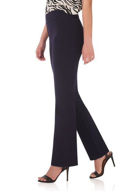 Rekucci Women's Ease Into Comfort 4 Season Knit Bootcut Pant w/ Tummy Control