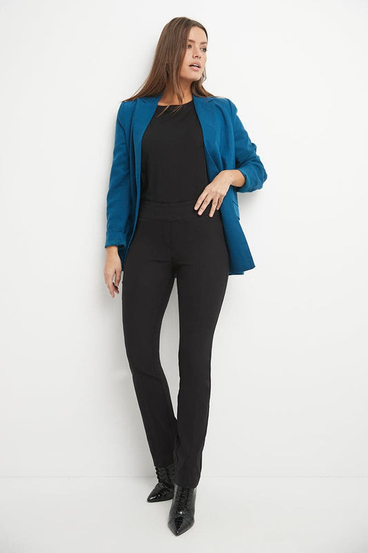 Straight leg pants with tummy control