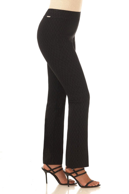 Straight leg pants with tummy control