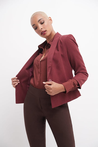 Straight leg pants with tummy control