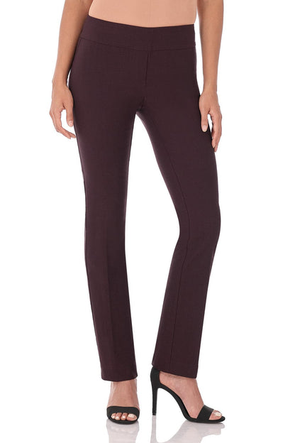 Straight leg pants with tummy control