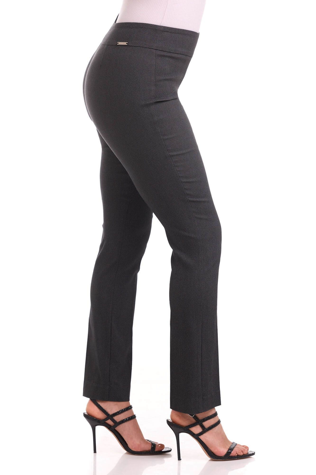 Straight leg pants with tummy control