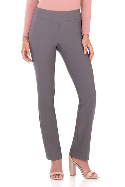 Straight leg pants with tummy control