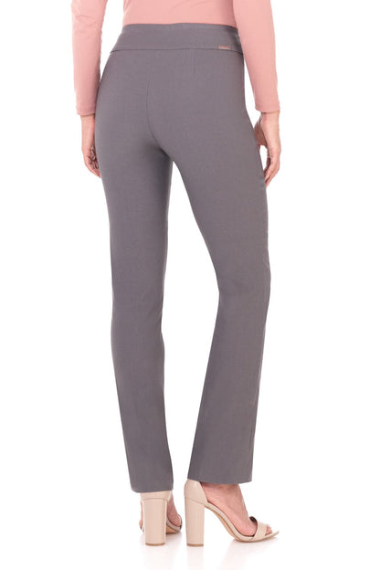 Straight leg pants with tummy control