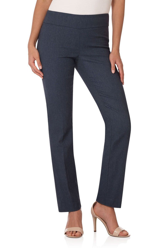 Straight leg pants with tummy control