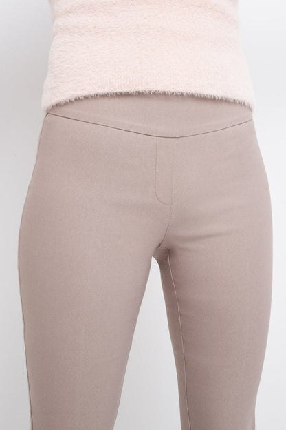 Straight leg pants with tummy control