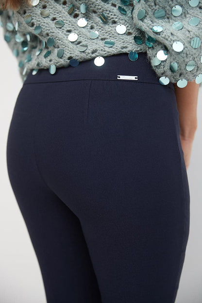 Straight leg pants with tummy control