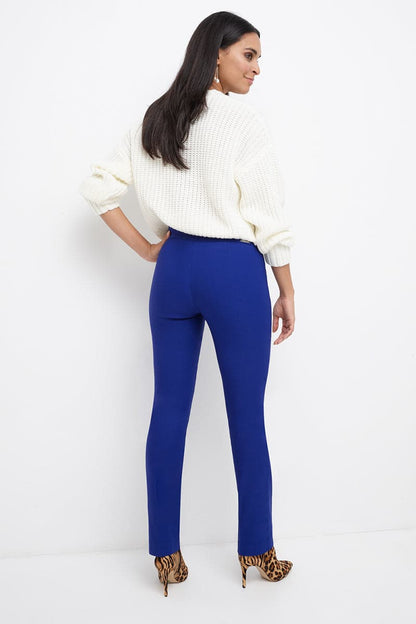 Straight leg pants with tummy control