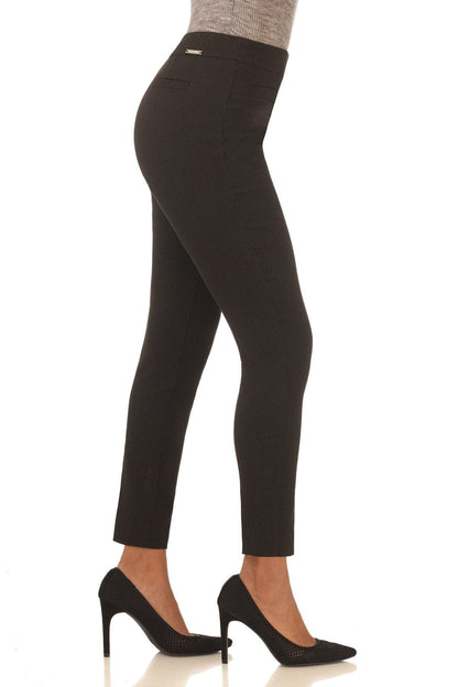 Skinny ankle pants with snaps