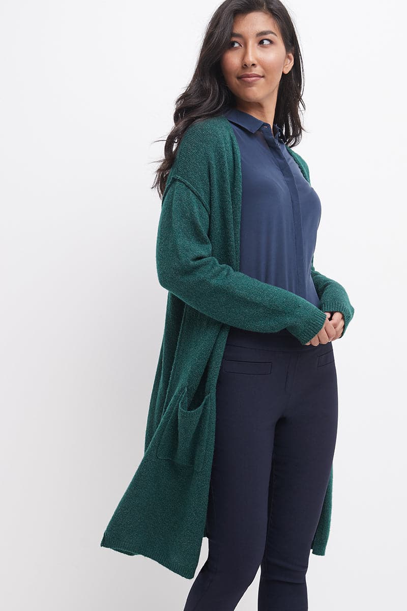 Skinny ankle pants with snaps