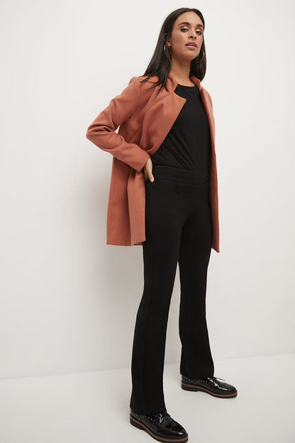 Secret Figure Pull-on Bootcut Pants with Tummy Control