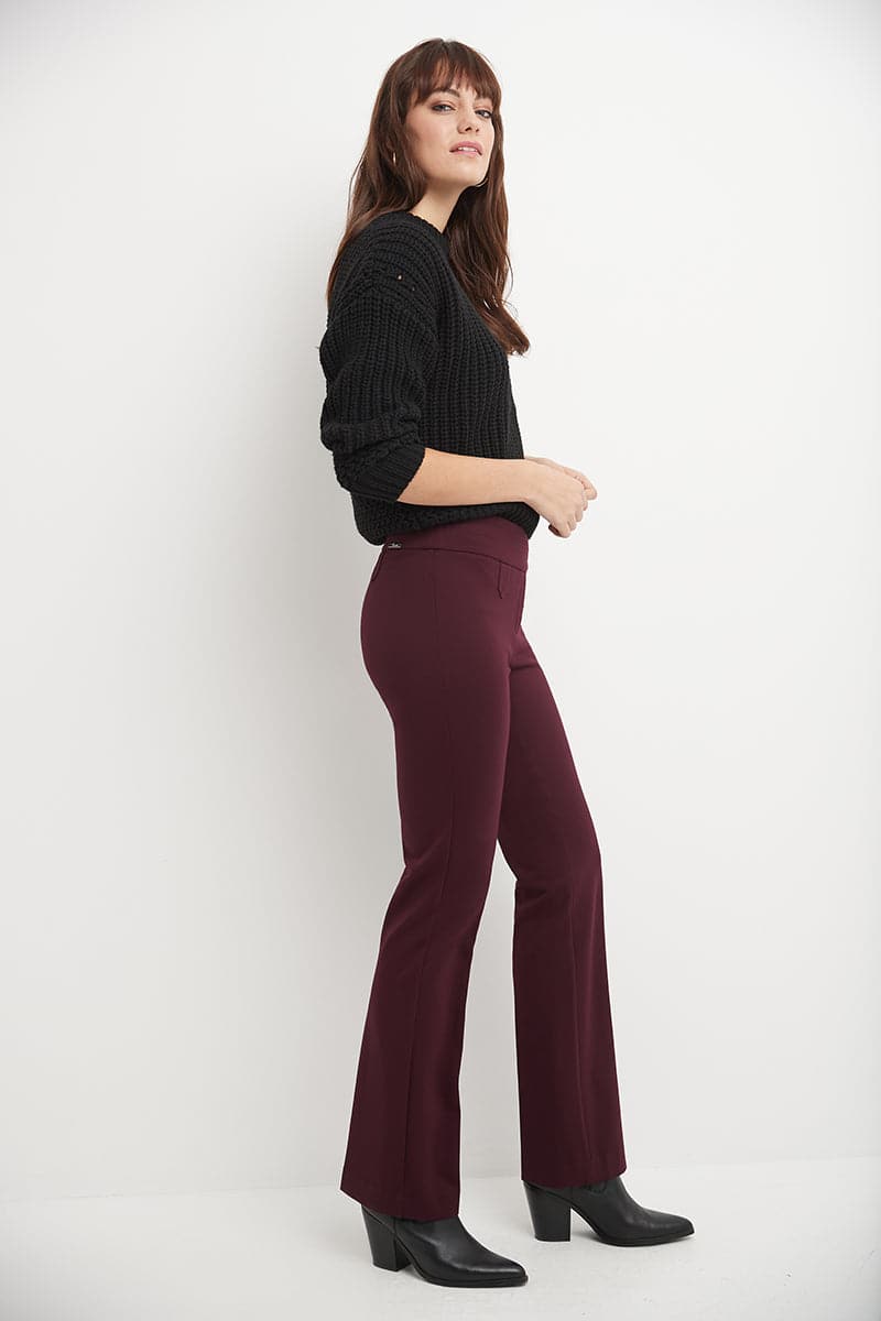 Secret Figure Pull-on Bootcut Pants with Tummy Control