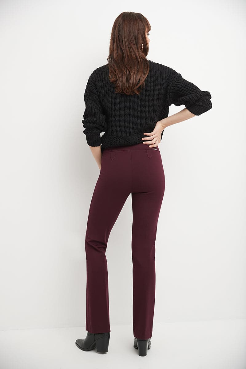 Secret Figure Pull-on Bootcut Pants with Tummy Control
